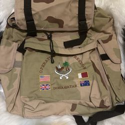 US ARMY issued Operation Iraqi Freedom Backpack
