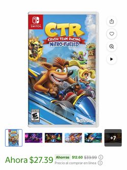 New video game: CTR crash team racing nitro fueled- Nintendo Switch