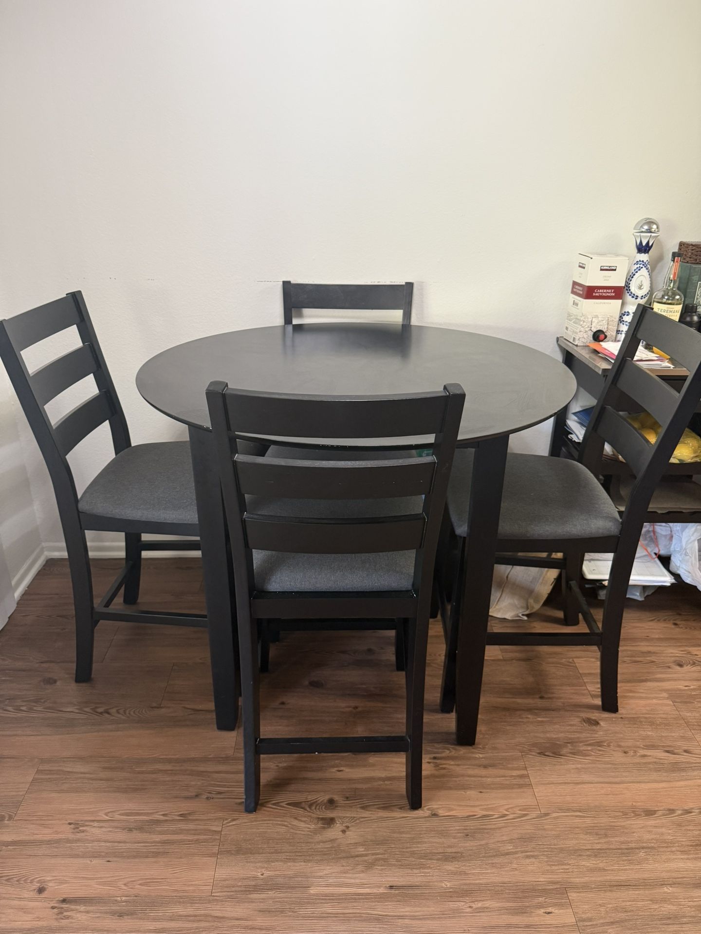 Dining table with chairs