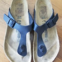 Birkenstock Gizeh Black Size 41 Women 10 $50