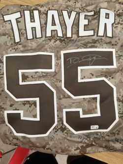 Dale Thayer Off The Back Signed Jersey