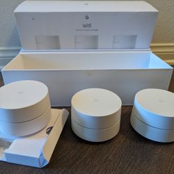 Google Wifi Router System 3 Pack - See Description