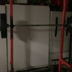 Cap Squat rack With Safety Bars