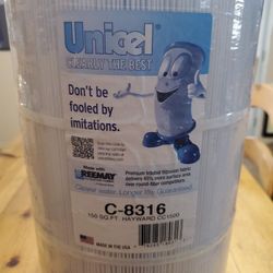 Unicel C-8316 150 Square Foot Media Replacement Pool Filter Cartridge with 215 Pleats, Compatible with Hayward Pool Products  