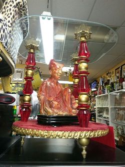 Oriental end table