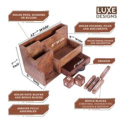 Luxe Design Desk Organizer