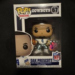 NEW! FUNKO POP! FOOTBALL COWBOYS #67 DAK PRESCOTT VINYL FIGURE 