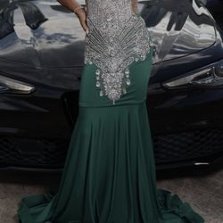 Emerald Green Prom Dress