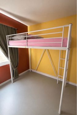 Loft twin size bed frame