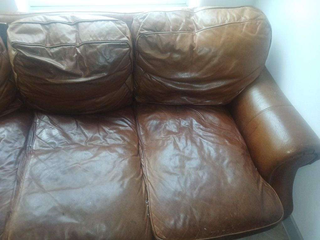 Leather Couch