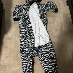 Adult zebra costume  One size fits most 