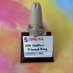 Cluster Diamond Ring