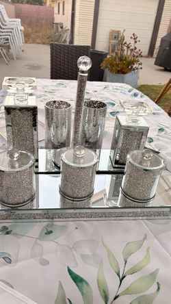Silver glitter eveything