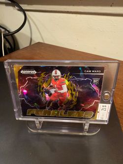 Cam Ward Panini Prizm Draft Picks Fearless Rookie Card