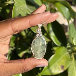 Prehnite Pendant 