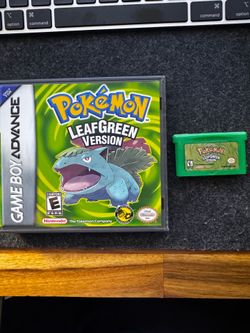 Authentic - Pokemon Leaf Green - Game Boy Advanced
