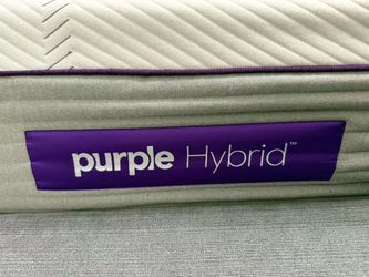 Purple  Hybrid Mattress queen size Deeper 3" GelFlex Grid + zoned coils for targeted comfort, support, and spine alignment