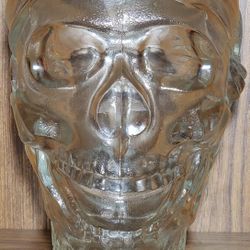 Treasure Island Casino Glass Pirate Skull Mug Las Vegas Luminarc USA Cup 32 oz