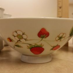 VINTAGE Ichigo (Strawberry) Japanese Dinnerware