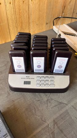 Restaurant Buzzers / Queue Wireless Calling System