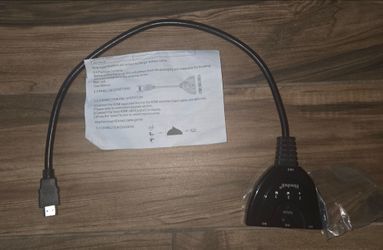 Multi HDMI Port with 3 Way Splitter