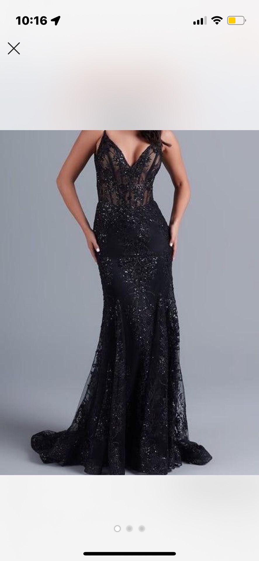 Black prom dress