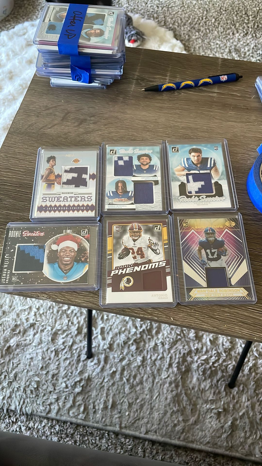 Football Card Patch Lot-no Base