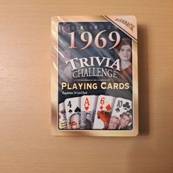1969 Trivia Playing Cards 