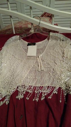 Bridget Silk Beaded Shawl