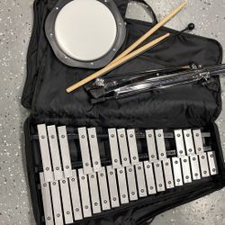 Elementary aged practice, Percussion drum set, brand new.