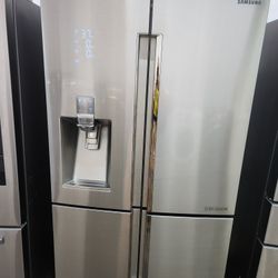 💯REFRIGERATOR SAMSUNG STAINLESS STEEL CHEF COLLECTION LIKE NEW ✔️ NO SCRATCH 