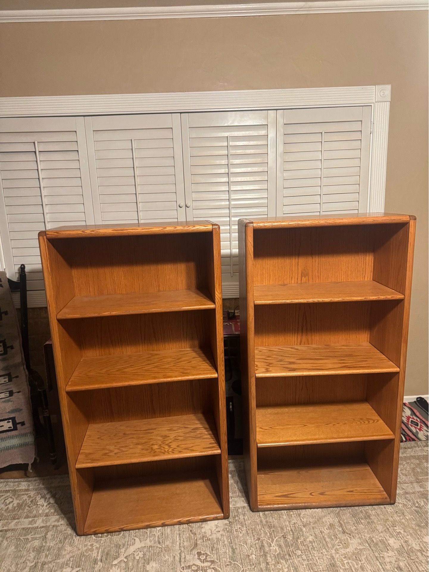 Sturdy bookshelves