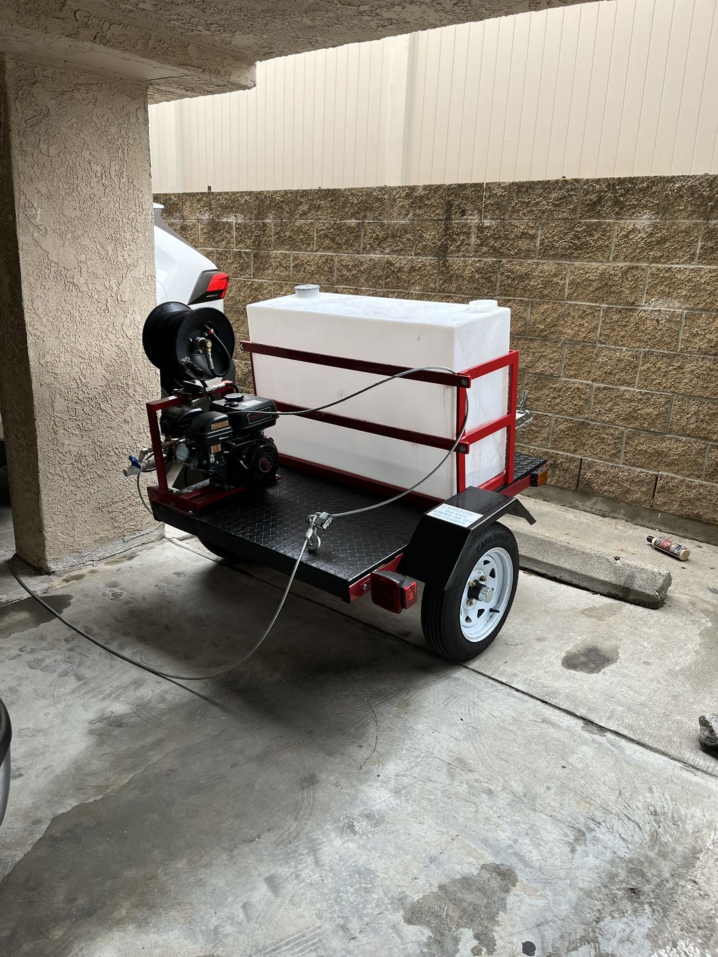 Pressure Washer 4x4 Trailer