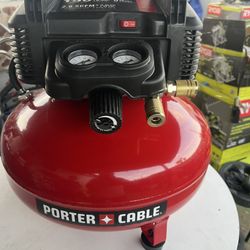 Porter-Cable 6 Gal. 150 PSI Portable Electric Pancake Air Compressor