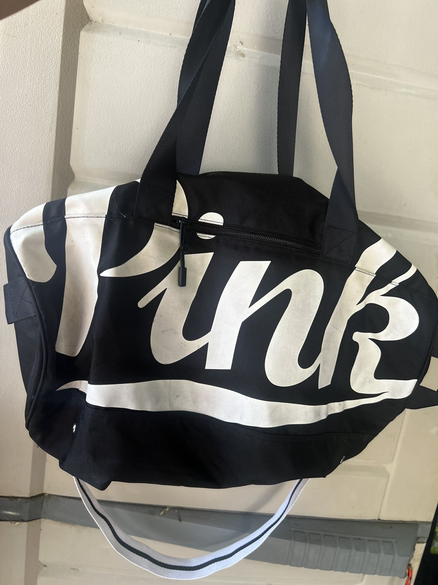 Victoria Secret Black Duffle Bag