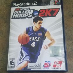 College Hoops 2K7 Play Station 2 With Manual Not Tested