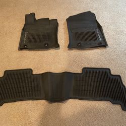4Runner & Lexus GX460 OEM Winter Car Floor Mats 