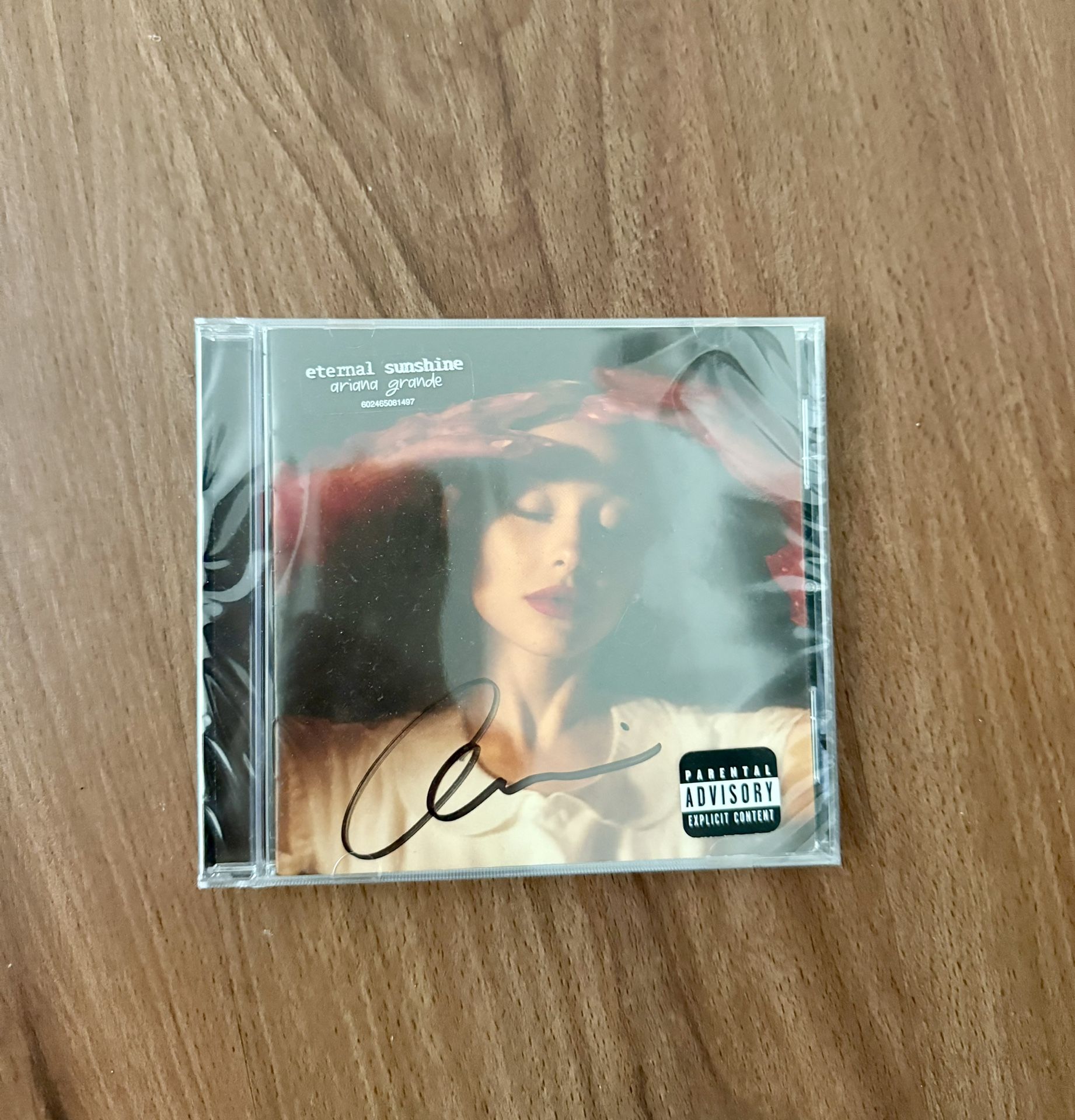 Signed Ariana Grande CD - Eternal Sunshine
