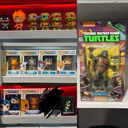 Pop, Vinyl, and Action figures