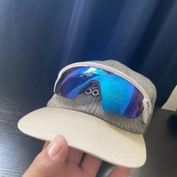 Oakley Prizm Sapphire Polarized Lenses,  Matte White Frame Sunglasses