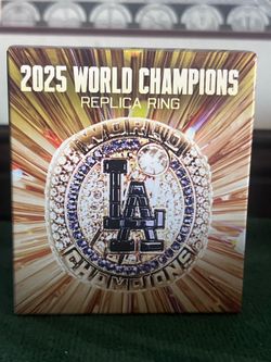 Los Angeles Dodgers 2025 World Champions Replica Ring Mookie Betts