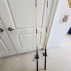 Two Trolling Rods And Reels. Penns