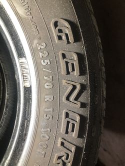 4 Used Tire 225/70/15