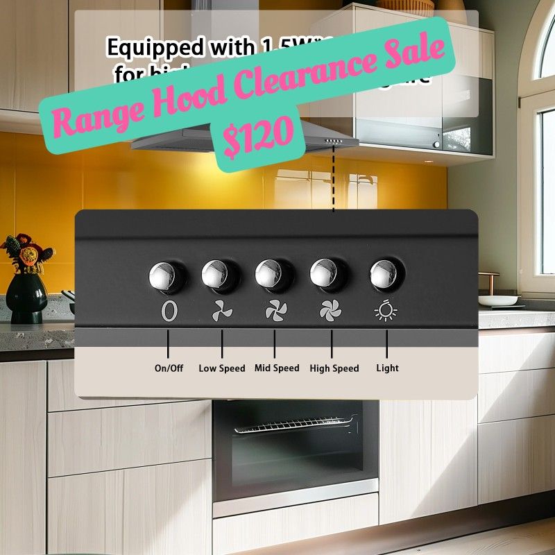 Last Chance Deals – Range Hoods Must Go! 11。4