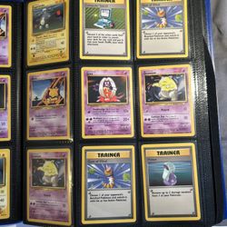 Pokemon 1991 Base Set Nm Or Better Condition ! 365 Cards Total Plus More ! Comes With Binder 