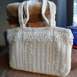 Hand Beaded Handbag 