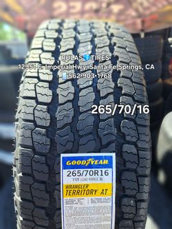 Goodyear Wrangler Territory AT 265/70/16 Tire