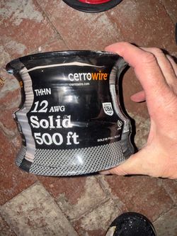 Cerrowire THHN 12 AWG Solid Wire 500 ft