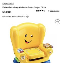 Fisher Price Laugh & Learn Smart Chair