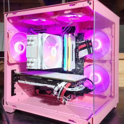 Gaming PC (Pink) Ryzen 5 GTX 1080ti